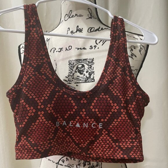 BALANCE ATLETICA PUSH UP SPORT BRA SIZE X-SMALL SPORTY CHIC GYM YOGA - Picture 4 of 9